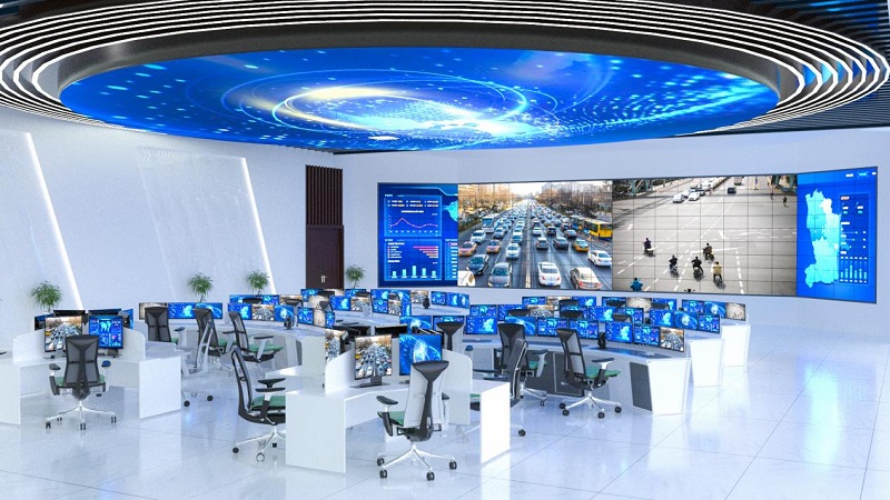 華邦瀛液晶拼接屏賦能企業安防，有效洞察全局！