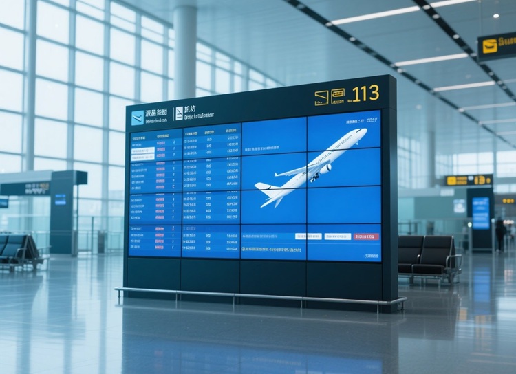 機(jī)場液晶拼接屏航站樓信息.jpg